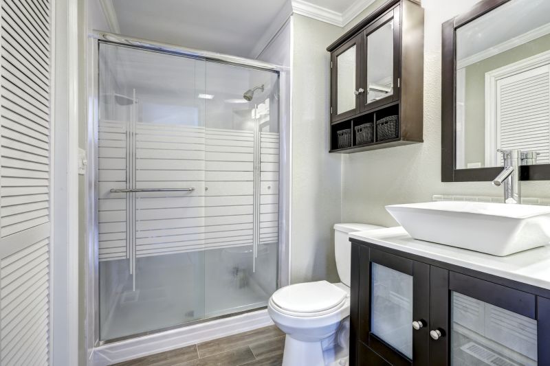 Modern Shower with Built-in Storage