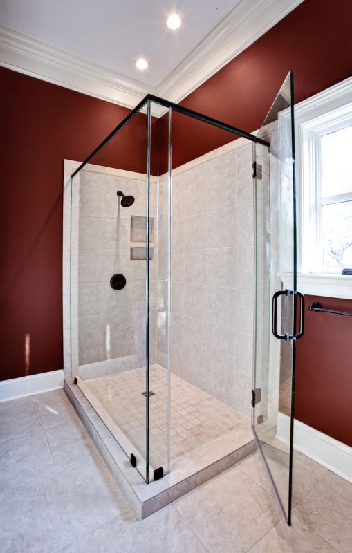 Corner Shower Installation